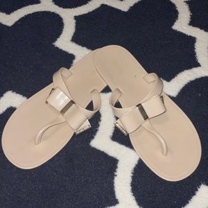 Michael Kors Kayden Jelly Bow Thong Sandals
